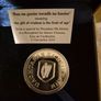 Rare Irish Presidential Centenarian Silver Medallions 2010 & 2011 with Official Letter Image 3
