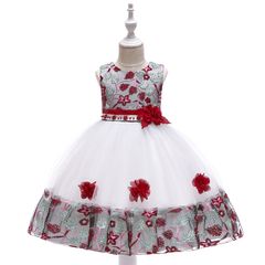 New Girls Elegant Flower Dress size 4-5yrs