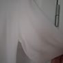 Zara White Knit Short Sleeve Top - Size L - New Without Tags Image 6