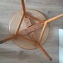 Mid Century Danish Hyllinge Mobler Beech Occasional round table Image 6