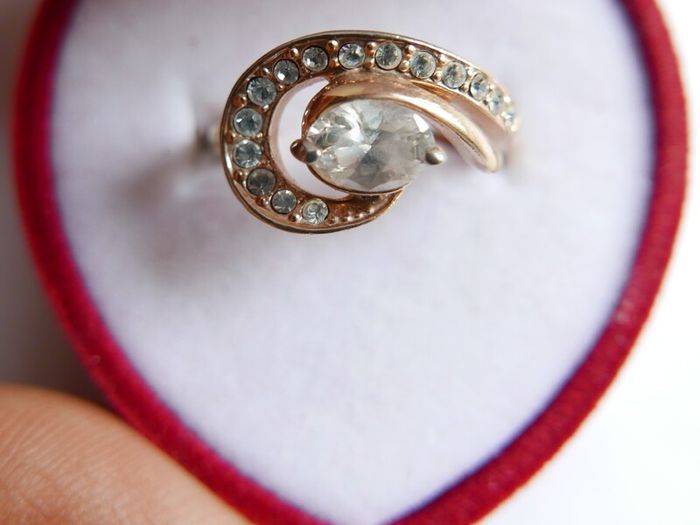 Vintage 18K GP Gold Plated Ring size M
