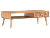 Coffee Table 110x50x35 cm Solid Acacia Wood