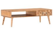 Coffee Table 110x50x35 cm Solid Acacia Wood