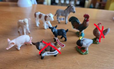 Schleich farm animals