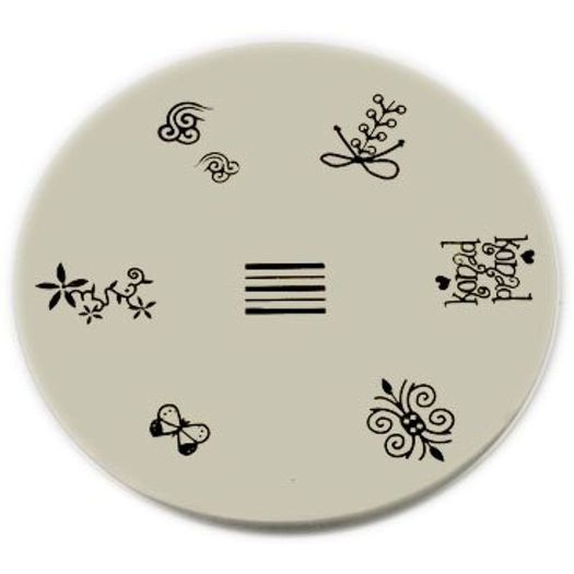 5 nail stamping plates lot - Used