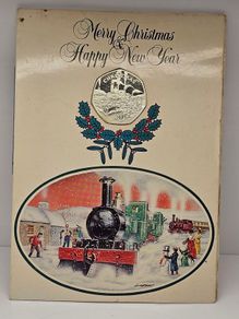 Isle of Man 1984 Silver Proof Christmas 50p Coin in Original Folder