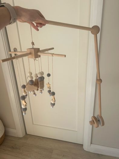 baby mobile wooden