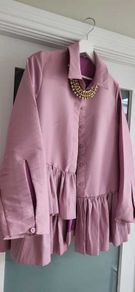 COS Mauve Ruffles Hem Sz 36EU (8-10UK) - Rrp 109 (New)