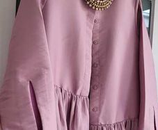 COS Mauve Ruffles Hem Sz 36EU (8-10UK) - Rrp 109 (New)