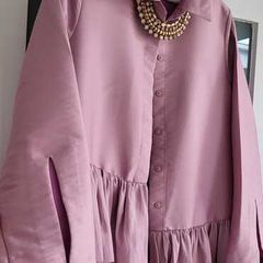 COS Mauve Ruffles Hem Sz 36EU (8-10UK) - Rrp 109 (New)