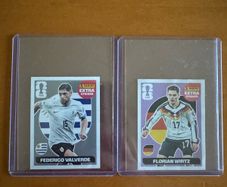 Panini World Cup 2026 Extra Sticker Silver Valverde and Purple Wirtz
