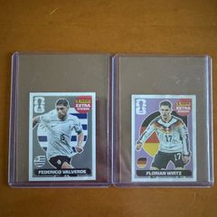 Panini World Cup 2026 Extra Sticker Silver Valverde and Purple Wirtz