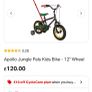 Apollo Kids Bike 12" Image 4