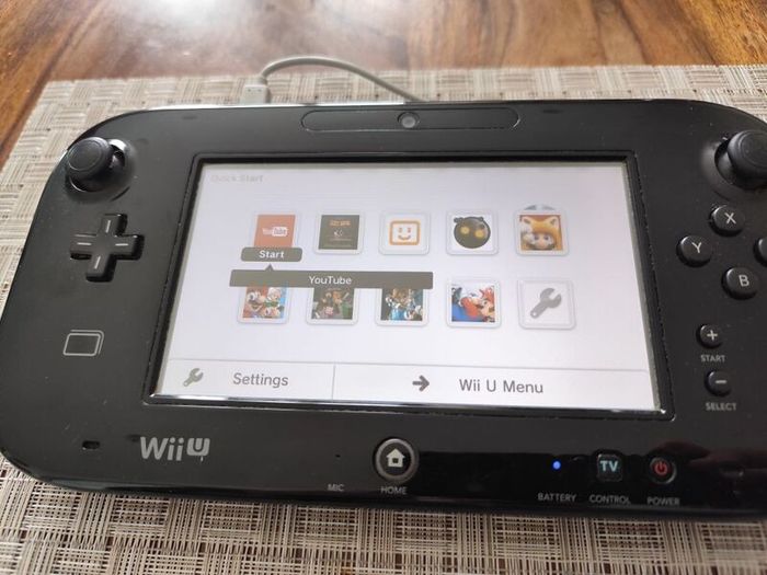 Wii U Gamepad Black