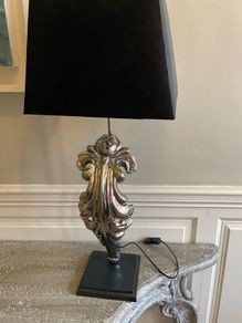 Eichholtz Beau Site Table Lamp in nickel finish