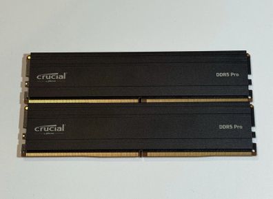 DDR5 RAM 32GB (2x16GB) CL46 5600mhz Crucial Micron XMP Desktop