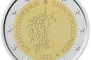 Finland 2 Euro Commemorative Coin 2022 - The Climate Research. Uncirculated.