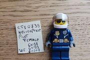 lego cty0739 helicopter police pilot female, 60138, 60139, 60208