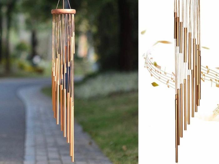 Wind Chimes Outdoor,Large Wind Chimes,36" Garden Chimes with 18 Aluminum Alloy Tubes and 3 S Hooks for Garden Patio Backyard Decor Gift etc (MULTIPLE COLOURS)