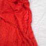 Monsoon Bright Coral Orange Embroidered Mesh Cut-Out Back Midi Dress 18UK/46EU Image 8