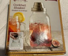 Kilner coctail shaker glass jar