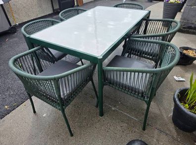 Garden table and chairs