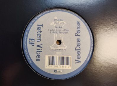 Voodoo Possee - Totem Vibes EP - Adventures In PaNic - VooDoo Records - Hard 90s Trance