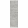 Wardrobe Concrete Grey 80x52x180 cm Chipboard Image 6