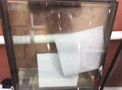 Double-glazed Window glass, 12 pieces