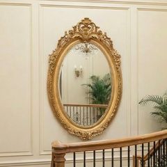 Fabulous very large oval mirror