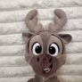 Disney Frozen Baby Sven Grey Reindeer Plush approx. 18 cm. loose horns Image 4