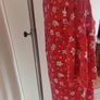 Mango red floral V-neck mini dress size XS/S Perfect condition Postage included Image 9