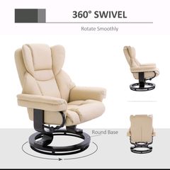 recliner chair and footstool