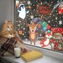 Christmas Window Clings Stickers 8 Sheets Xmas Snowflake Animal Window Decals Display Room Decoration (FREE POSTAGE) Image 4
