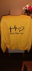 Faith Hope Love Sweatshirt size 14