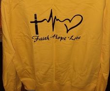 Faith Hope Love Sweatshirt size 14