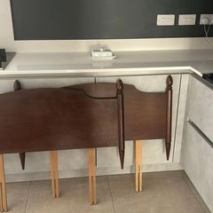 2 Mahogany Single Bed Headboards