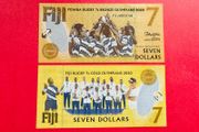 Fiji  7 Dollars  2020  Pick 122 Commemorative Issue Rugby   ( Uncirculated )