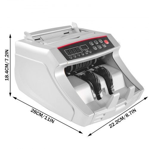 Upgraded Money Counter with UV MG Counterfeit Detector Money Counter Machine, Counts 1000 Notes/Min And More, Multi Currency Bill Cash Counting Machine, With LED Display Money Counter (FREE SHIPPING)