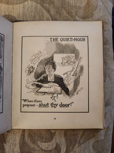 Christian Cartoons  By E.j. Pace. Vintage 1922 Hardback In Fair Condition.