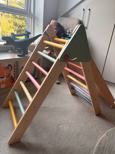 Wooden Pikler Triangle Climbing Frame