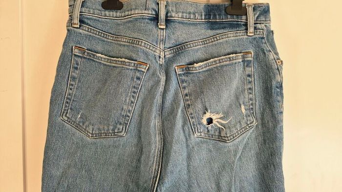 Abercrombie & Fitch Curve Love Ultra High Rise 90s Straight Jeans W31/UK12-14 Long