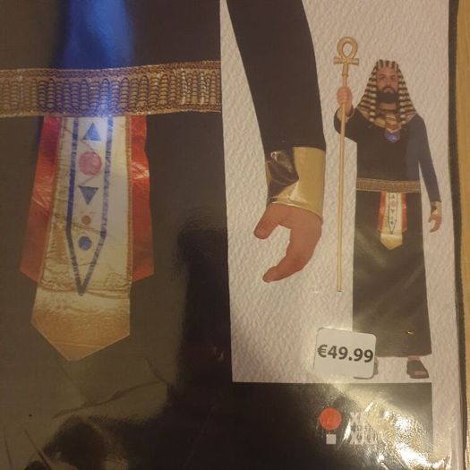 Halloween mens costume xl (Egyptian king)