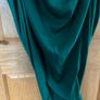 Emerald green satin skirt size xxl Image 5