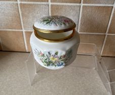 Vintage Aynsley Wild Tudor Lidded Urn/ Jewelry Box