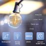 Festoon Lights Outdoor 100FT, G40 LED String Lights Mains Powered with 50+2 Plastic Bulbs,Waterproof Connectable Outdoor String Llights for Garden,Porch, Backyard,Bistro (FREE POSTAGE) Image 2