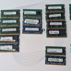 Job Lot of 17x Laptop RAM Modules (DDR3, DDR2, DDR1) - Untested
