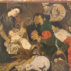 Mid 20th.Century Irish Art "Adoration of The Shepherds" after Murillo.