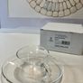 Clear Glass Espresso Cup & Saucer set (boxed) Image 4