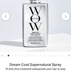 New ColorWOW Set of DreamCoat Supernatural Spray +  Pop & Lock High Gloss Finish